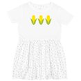 thumbnail image 3 of Inktastic Corn Lover Girls Toddler Dress, 3 of 5
