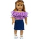thumbnail image 1 of New Fashion Jean Skirt For 18 inch American Girl Doll Clothes, (Shoes are not included). heqiyong LED, 1 of 2