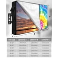 thumbnail image 7 of Outdoor TV Cover 48 to 50 Inch Weatherproof, Abstract Ethnic Tie Dye Art Waterproof TV Screen Protector for Outside Decor with Zipper and Pocket 48"L x 30"H , Colorful, 7 of 7