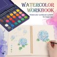 thumbnail image 2 of Kit de pintura acuarela EIOLUIK de 16 colores, 3 pinceles y cuaderno de trabajo, 2 of 7