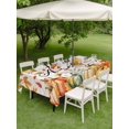 thumbnail image 3 of Outdoor Tablecloth with Umbrella Hole and Zipper, Hello Autumn Rectangle Table Cloth 60x84 Inch Waterproof Tablecloth, Thanksgiving Fall Pumpkins Botanical Picnic Table Cover for Patio Camping, 3 of 7