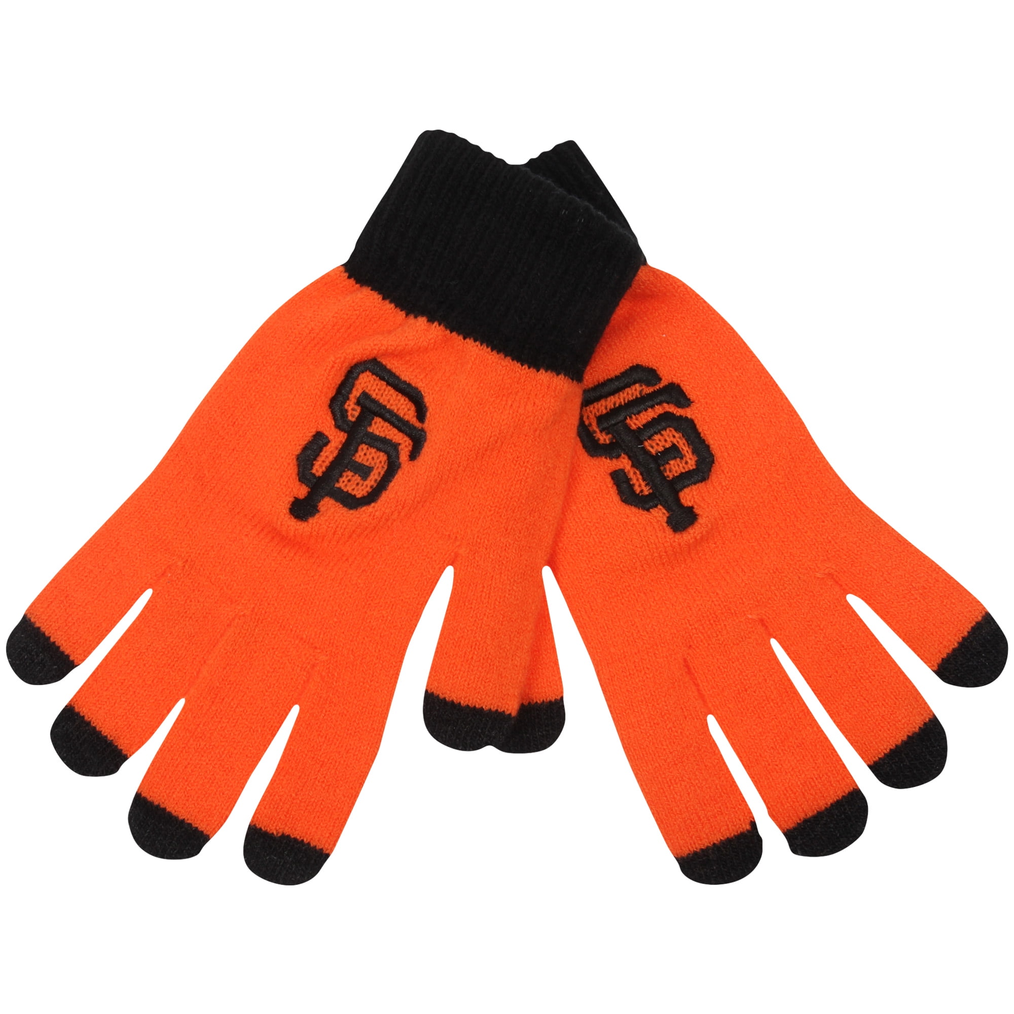 San Francisco Giants Official MLB Glove Solid Outdoor Winter Stretch Knit by Forever Collectibles 262190 by TEAM BEANS INC/FOREVER COLLECTIBLES