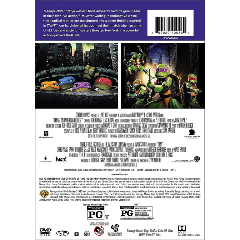 Teenage Mutant Ninja Turtles 1 & 2 (2002) 794043412127 | eBay