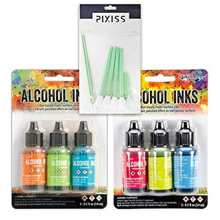 Docksides Saddle - Ranger Tim Holz Alcohol Ink Spring Break, Dockside Picnic, 10X Pixiss Ink Blending Tools