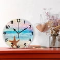 thumbnail image 2 of GZHJMY Starfish on Beach Wall Clock,Silent Non Ticking 10 Inch Battery Operated Round PVC Wall Clocks for Kitchen,Home,Bedrooms,Office Decor, 2 of 6