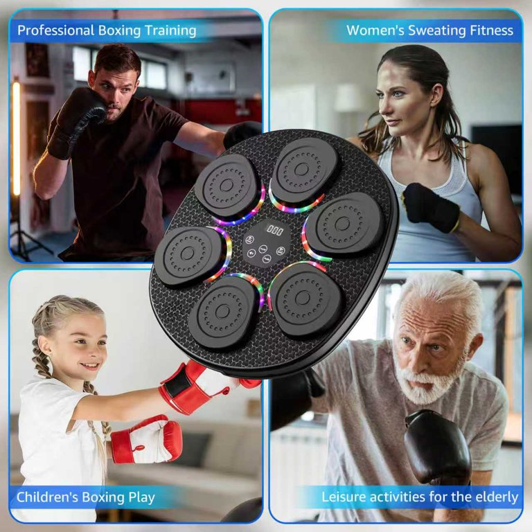 Machine De Boxe Musicale Bluetooth Pour Enfants – Entraînement Fun Et Lumineux