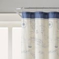 thumbnail image 2 of Cortina de ducha Tommy Bahama Caribbean Sea Blue 180x180 cm, 2 of 6