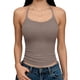 thumbnail image 1 of Camisetas sin Mangas para las Mujeres con Cuello Redondo sin Espalda Camisetas de Moda Casual de Poliéster de Longitud Regular, 1 of 5