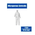 thumbnail image 2 of SSBM 25 Pieces Microporous Disposable Coverall with Hood and Boots Large, 2 of 4