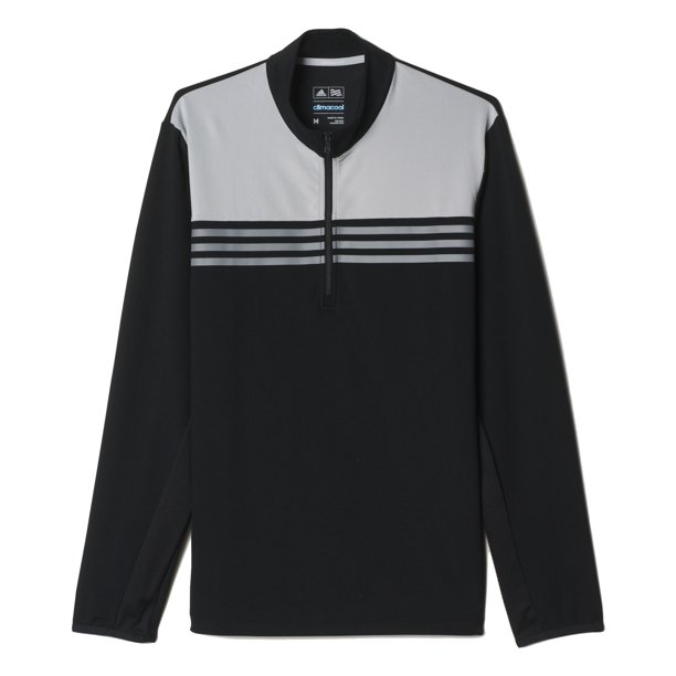 NEW Adidas ClimaCool Colorblock 1/4 Zip Black/Grey Men's (M) Golf Pullover  - Walmart.com