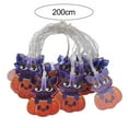 thumbnail image 6 of sunsanly Halloween Pumpkin String Lights Waterproof Battery Powered Pumpkin Ghost Bat Cat Lights for Indoor Outdoor Holiday Party Decoration, 6 of 8
