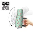 thumbnail image 3 of 40oz Pioneer Flower Floral Print Pattern Insulated Tumbler with Handle, BPA-Free Leak Proof Lid and Straws, Double Wall Vacuum, Hot 12h/Cold 34h, 3 of 6