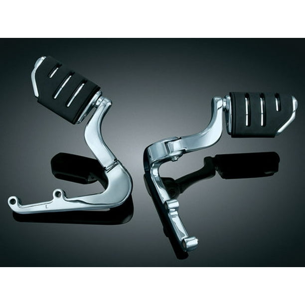 Kuryakyn Chrome Rubber Passenger Cruise Foot Pegs Honda Goldwing Valkyrie 1800