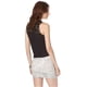 thumbnail image 2 of Aeropostale - Minifalda ajustada floral para mujer, color blanco roto, extra pequeña Aeropostale Mini, 2 of 2