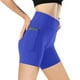 thumbnail image 5 of Gibobby Leggings cortos de yoga para mujer Pantalones de color Bolsillo Deportes Pantalones cortos sueltos Yoga Mujer Pantalones de yoga casuales(Azul,G), 5 of 5