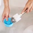 thumbnail image 3 of Cepillo para botellas Munchkin Shine de acero inoxidable con repuesto, 3 of 7