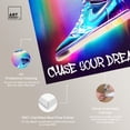 thumbnail image 4 of Chase Your Dreams Sneaker Glow Canvas Neon Art Prints by Art Remedy, Gallery Wrapped, 20" x 30", 4 of 7