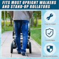 thumbnail image 3 of 2 Pcs Rollator Armrest Pad Upright Walker Forearm Pads Black Walker Handle Cushions Stand Up Rollato, 3 of 5