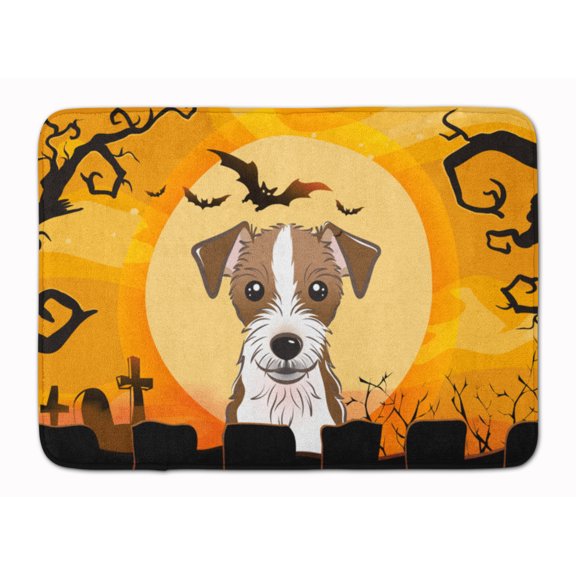 Carolines Treasures BB1760RUG Halloween Jack Russell Terrier Machine Washable Memory Foam Mat