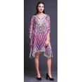 thumbnail image 4 of Phagun Bikini Kaftan de Plage Couvrir les Femmes Midi Robe Courte Caftan-S-L, 4 of 6