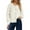 C-White180, variant on DHFJKG Women Crop Fuzzy Coat Solid Color Button Front Long Sleeve Warm Sweater Cardigan For Fall Winter Drop Shoulder Loose Fit Soft Comfort Coat