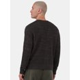 thumbnail image 3 of No Boundaries Men's Fuzzy Cardigan Sweater, Sizes XS-3XL, 3 of 5