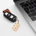 thumbnail image 7 of Uemuo Cartoon Squirrel Pattern Rectangular Metal Keychain - Durable, Stylish, and Personalized Key Ring for Men and Women,Engraved Keychain,Gift Slim Sturdy Keychain, 7 of 7