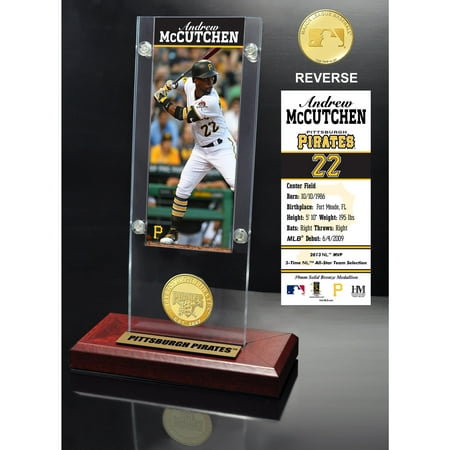 Andrew McCutchen Pittsburgh Pirates Highland Mint Player Ticket Acrylic - No