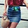 thumbnail image 4 of YUNLIGHTS Black Fashion Waist Pouch for Outdoor Use Lightweight Polyester Bag, 4 of 8