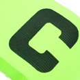 thumbnail image 2 of KAKOWELY 3 brazaletes de capitán de fútbol: diseño ajustable y antideslizante para líderes de equipos de fútbol. Mangas elásticas para entrenamientos, color amarillo., 2 of 4
