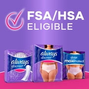 Always Discreet - Reimagined Adult Diapers for Women Size L, 17 Count​