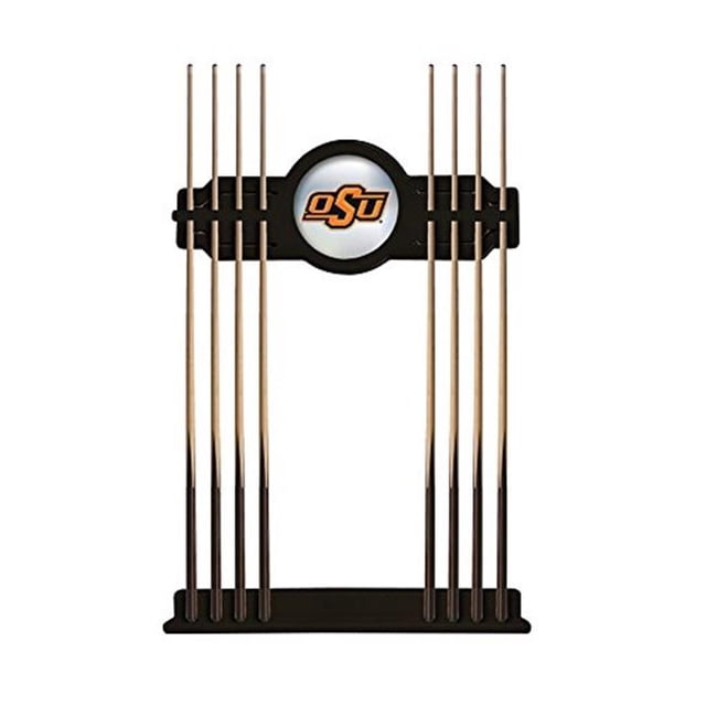 Holland Bar Stool CueBKOKStUn Oklahoma State Cue Rack - Black