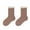Khaki Socks for Kids, variant on Crew Socks for Toddlers Girls Size 3-12 Tweens Kids Cute Lace Ruffle Solid Color Stretchy Comfort Boot Sock