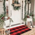 thumbnail image 7 of Halloween Outdoor Rugs Buffalo Plaid Front Door Mats Washable Carpet Decorative Mat for Porch, Entryway, Farmhouse, Autumn, 7 of 7