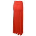 thumbnail image 2 of MBJ Womens Lightweight Floor Length Maxi Skirt, 2 of 4
