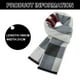 thumbnail image 2 of Bufanda larga y suave de invierno para hombre, bufanda con borlas a cuadros para hombres, bufandas clásicas suaves para clima frío, regalos de bufanda de manta navideña, 2 of 5