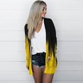 thumbnail image 3 of DOPI Fashion Women's Casual Loose Button Printed Long Sleeve Pocket Long Cardigan, 3 of 6