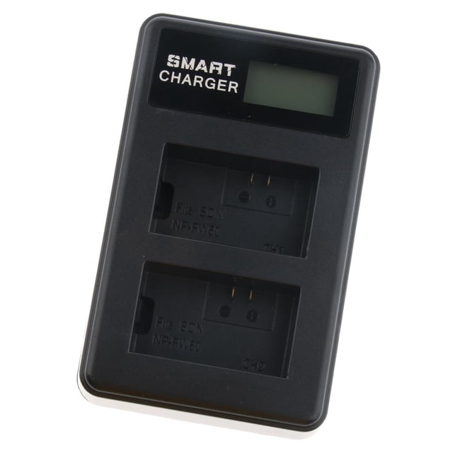 LCD De Batería De Viaje USB + Cable De Carga NP- Para A37 A55 A3000 / 3500 A5000 / 5100, Etc. Baoblaze Cargador inteligente de cámara