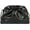 Black, variant on Women's Y2k Cloud Shaped Dumpling Bag Fashion Ruched Bag Clutch Purse Clip Shoulder Handbag Elegant Banquet Bag