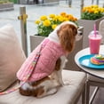 thumbnail image 5 of Fievgin Dog Sweater with Leash Ring, Soft Warm Winter Fleece Vest for Small Dogs Cats Puppy Size XL, 5 of 6