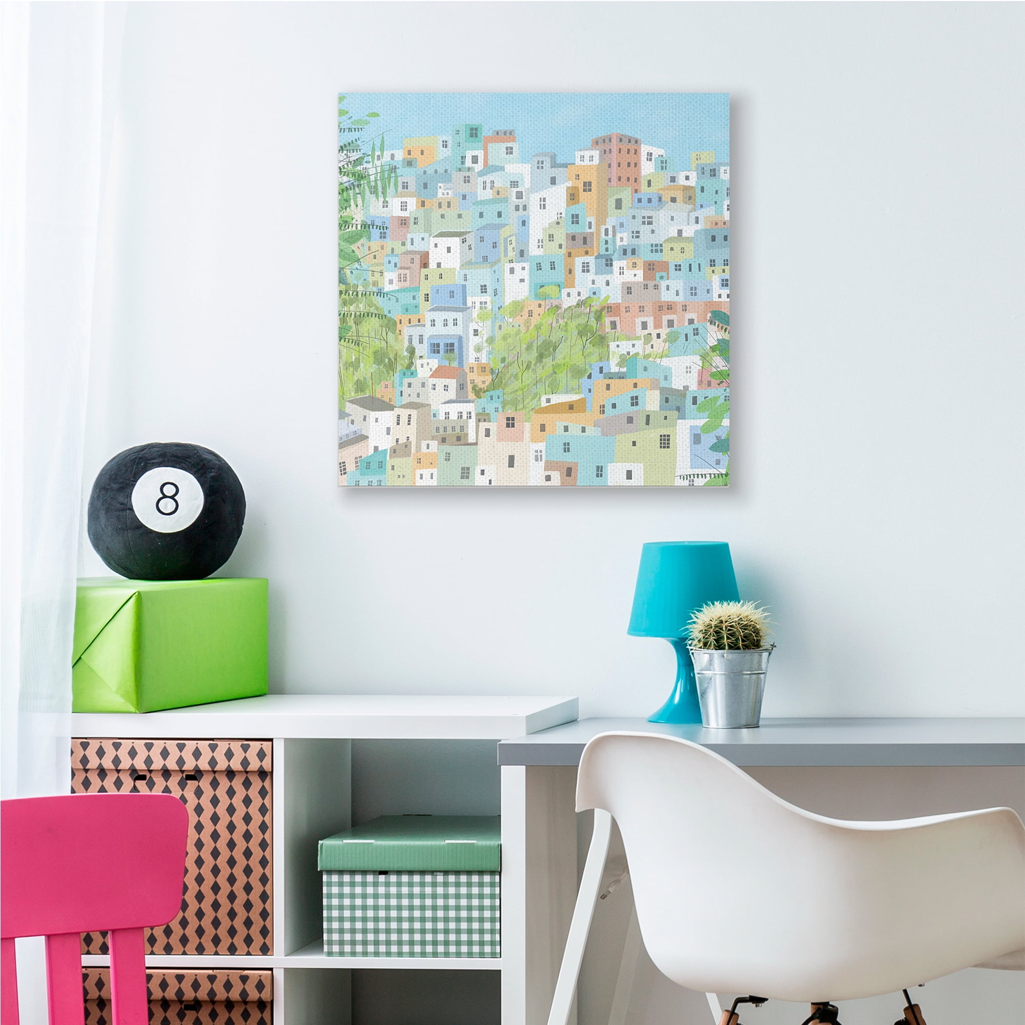 Stupell Industries Layers of City Building Rio de Janiero,36 x 36,Designed by Carla Daly