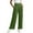 Army Green, variant on Juslio Pants for Women High Waist with Pockets Casual Comfortable Wide-Leg Pants