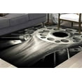 thumbnail image 4 of Airplane Propeller Rug, Aircraft Rugs, Airplane Rug, Modern Rugs, Anti-Slip Carpet, Round Rug, Cool Rug, Custom Rug, Luxury Rug, 2'x3' - 60x90 cm, 4 of 8