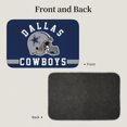 thumbnail image 2 of Felpudo multiusos con dobladillo de Cowboys para uso en interiores y exteriores. Reciba a sus invitados con una alfombra para el hogar, el dormitorio, el baño, la cocina y la decoración del piso., 2 of 7