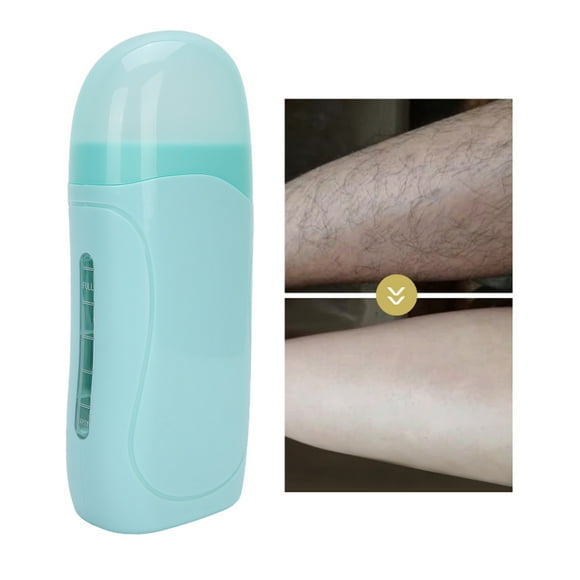 Spptty Hair Removal Machine,100G 40W Roller Wax Heater Handheld Hair Removal Machine for Hand Feet Leg,Depilatory Wax Heater