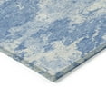 thumbnail image 5 of HomeRoots 586143 10 x 14 ft. Floral Washable Indoor & Outdoor Rectangle Area Rug, Denim Blue & Sky Blue, 5 of 5