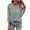 Green, variant on Inverlee Button Up Shirts Women Summer 3/4 Sleeve Tops Dressy Casual Plus Size Solid Color T Shirts Classic Holiday Tunic Blouse Clearance