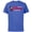 Royal Heather, variant on Disney Mickey Mouse Race Car Driver Racing Flag Script Logo - Short Sleeve Cotton T-Shirt for Adults - Customized-Athletic Heather