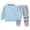 R223-Sky Blue, variant on NOLDARES Toddler Baby Girl Boy Fall Winter Outfits Print Crewneck Sweatshirt Casual Pants 2pcs Clothes Set Casual Clothing(Sky Blue,5-6 Y)