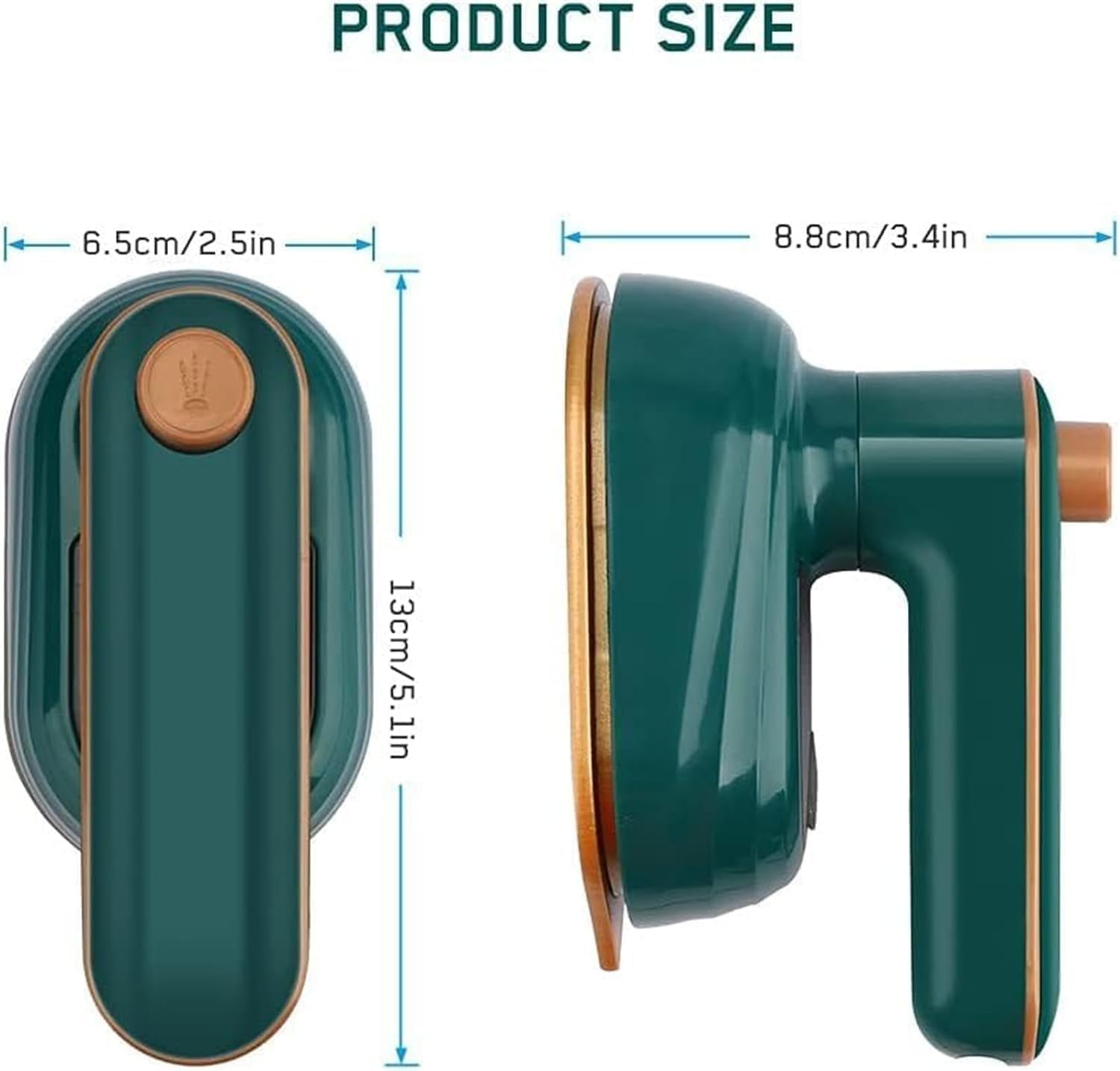 Mini Iron Press For Clothes, Scanovas Ironing, Ironizze Pro Steam Iron, Automatic Ironing Machine, Steamer For Clothes Travel Mini, Portable Fabric Iron Steamer, 360° Rotatable For Home Travel